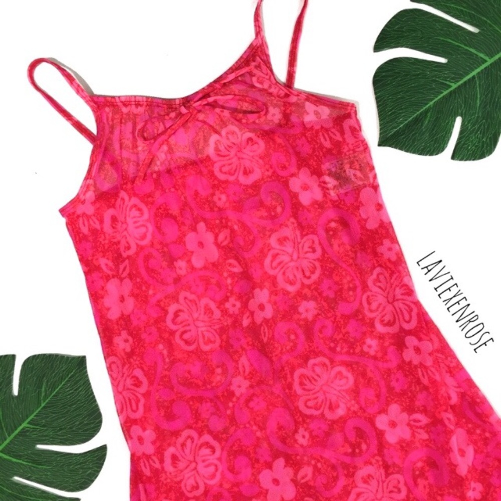 Disney Floral Swim Coverup Dress